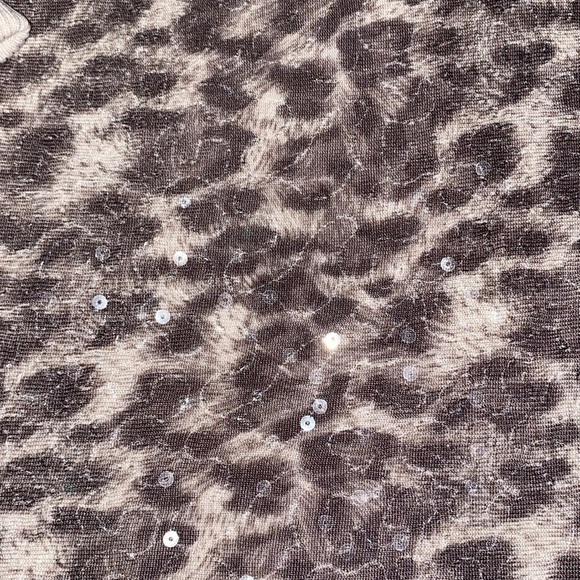 I.N.C International Concepts Leopard print sequenced v-neck pullover NEW size 3X - Picture 3 of 10
